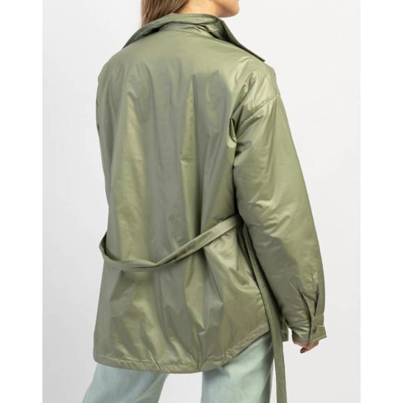 NEW MIMOSA throw go laurel shirt jacket in green - Picture 9 of 9